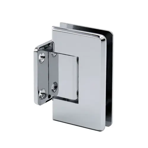 Preston Series Wall Mount Hinge - Short Back Plate - Polished Chrome