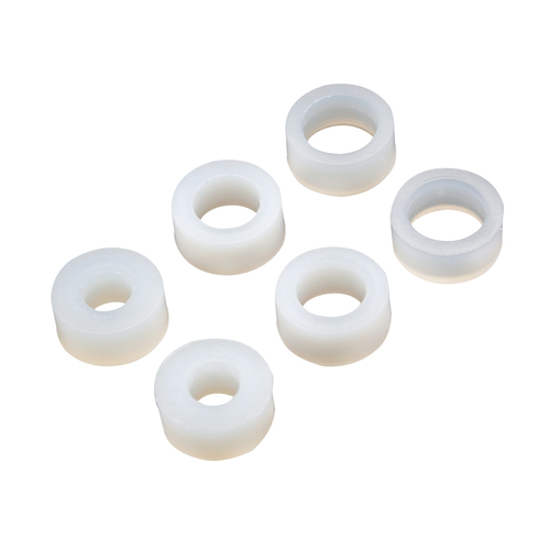 Pacifica Series Glass Grommet Spacers - pack of 6