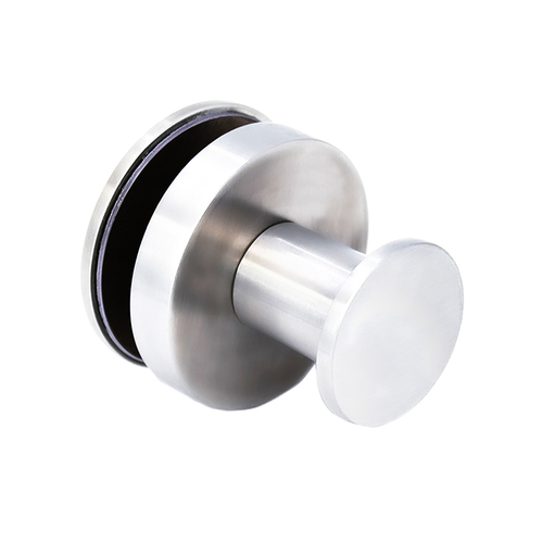 Thru-Glass Towel/Robe Hook - Polished Nickel