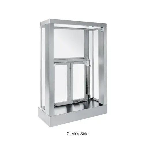 Projected Manual Bi-Fold Window - 20" x 19" - Satin Anodized