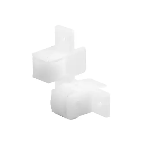 15/16" - White Nylon Drawer Guide Twin Roller Assembly - pack of 2