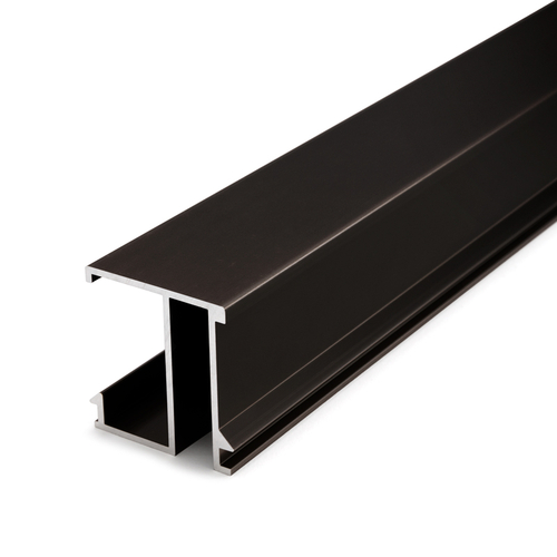 Premium Shower Door Header Filler 72" Long - Oil Rubbed Bronze