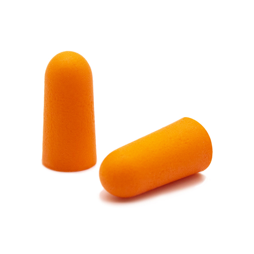 Disposable Foam Ear Plugs - 50 Pairs Per Box