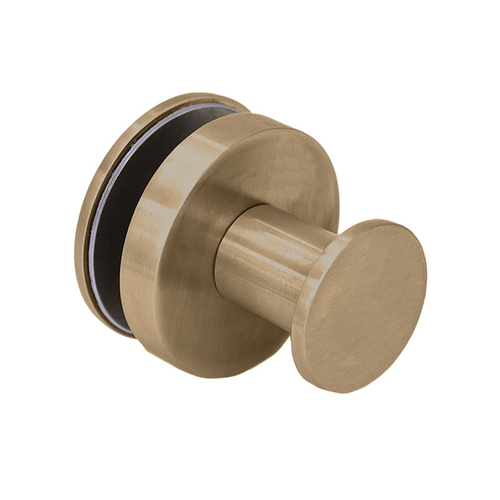 Thru-Glass Towel/Robe Hook - Brushed Bronze