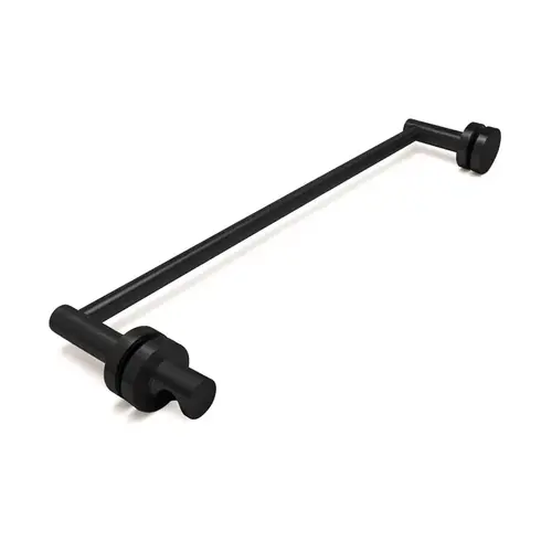 18" Elite Towel Bar with Finger Grip Knob - Matte Black