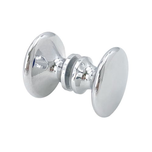 Back-to-Back Classic Knobs - Polished Chrome