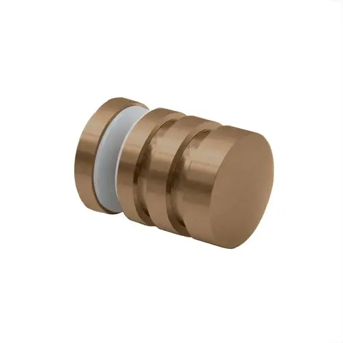 Single Sided Modern Knob - Brushed Bronze