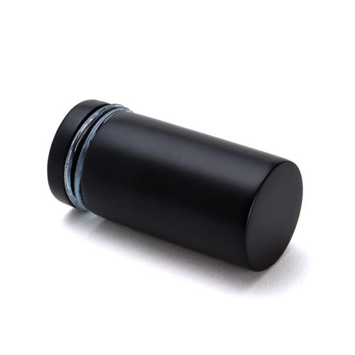 Round Single-Sided Shower Knob - Matte Black