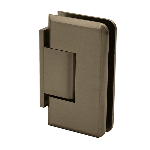 Preston Square Wall Mount Offset Short Back Plate Hinge - Brushed Bronze