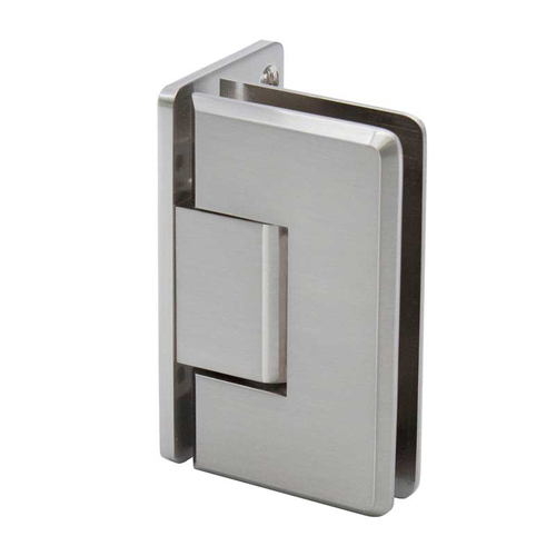 Preston Adjustable Beveled Wall Mount Hinge Full Offset Back Plate - Brushed Nickel