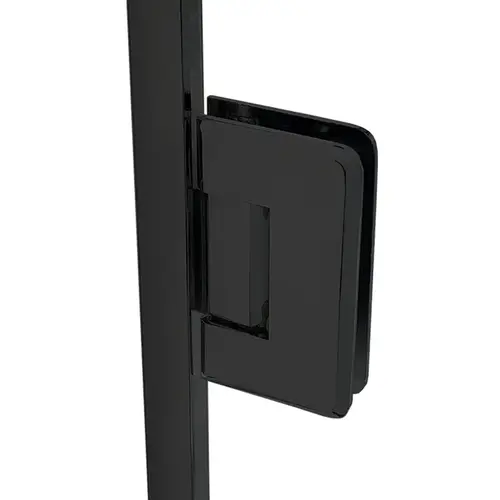 Preston Jamb Mounted Hinge Kit For 3/8" Glass 78" Height - Matte Black