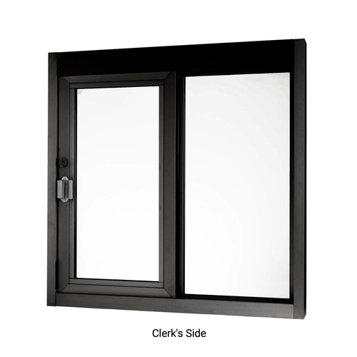 Self-Close Window X0 - 48" x 48" - 1" Insulated Glass - Dark Black/Bronze Anodized