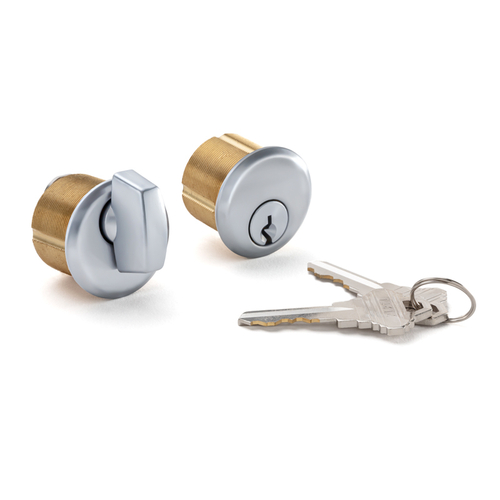 Keyed Cylinder/T-Turn Combo for Pfl900 Lockset - Polished Stainless