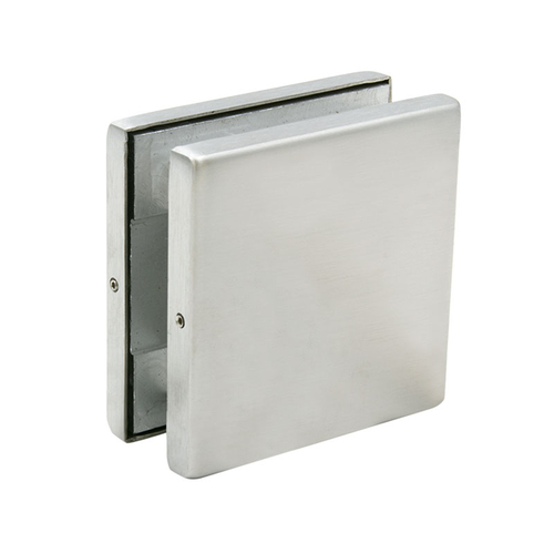 NPF Glass Mounted Keeper for PFL900 Lever Latch - Brushed Stainless Finish