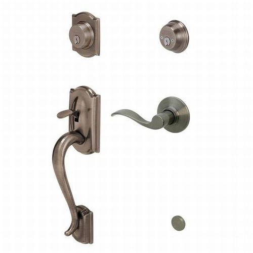 Schlage Residential F62cam620acclh Left Hand Camelot With Accent Lever 