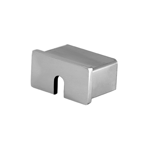 Wall Mount End Caps For REC2PS Cap Rail - Polished Stainless