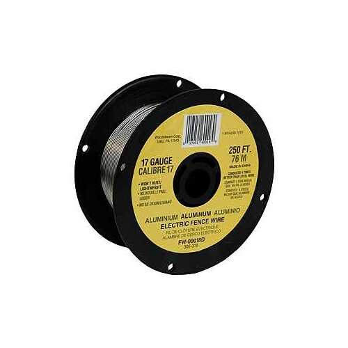 Fi-Shock Fence Wire, 17 ga Wire, Aluminum Conductor, 250 ft L