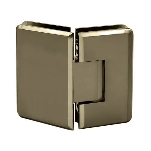 Carolina Beveled Glass-to-Glass 135 Degree Hinge - Brushed Bronze