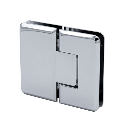 Carolina Beveled 5 Degree Positive Close Glass To Glass 180 Degree Hinge - Polished Chrome