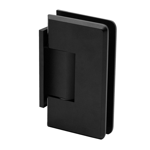 Carolina Beveled Wall Mount Offset Short Back Plate - Matte Black