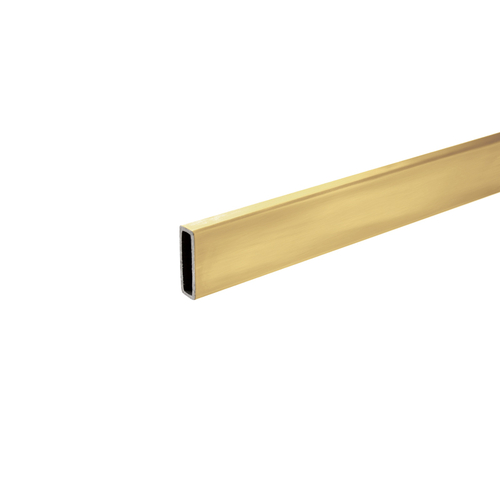 Compass Series Header Track 78" Long 1.8mm Thick - Satin Brass