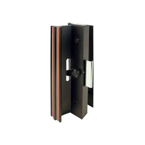 Extruded Aluminum - Black - Sliding Patio Door With Clamp Type Latch