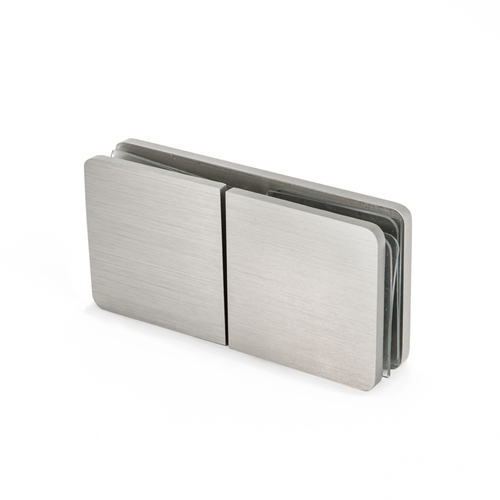 180 Degree Clamp Square Edge Standard - Brushed Nickel