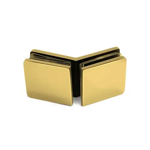 135 Degree Clamp Square Edge Standard - Satin Brass