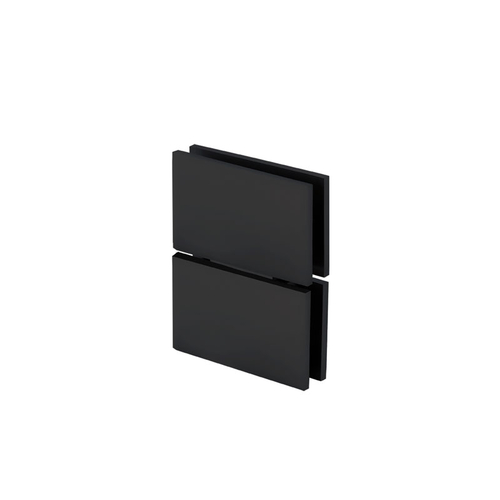 Cambria Series Pivot Glass -to-Glass Mount for 3/8" Glass - Matte Black