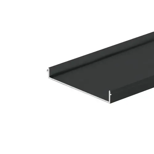 Wide Snap-In Filler Strip for BRS100/BRS200 Top Tracks - 120" Long - Matte Black