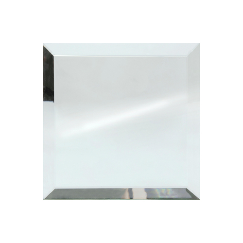 4" x 4" Square All Sides Beveled Clear Mirror