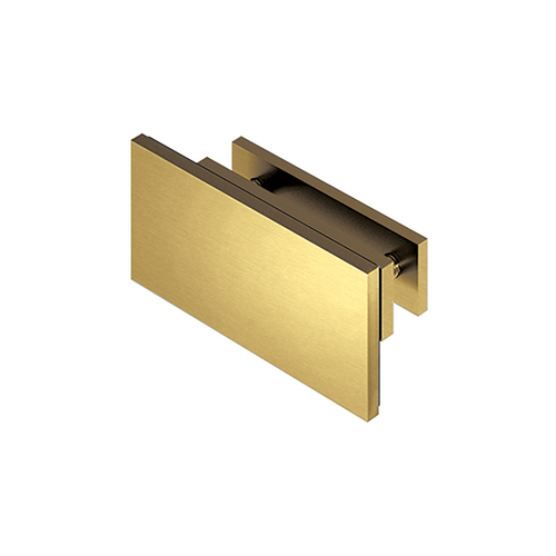 Compass Series Fixed Panel Standoff Fitting - Satin Brass