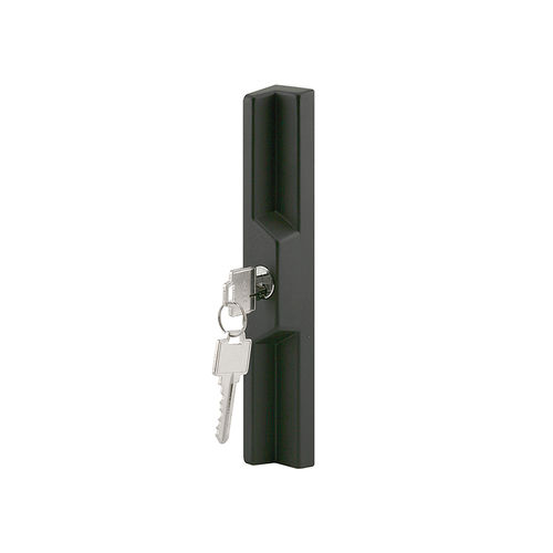 Diecast - Black - Outside Patio Door Pull With Key (Single Pack)