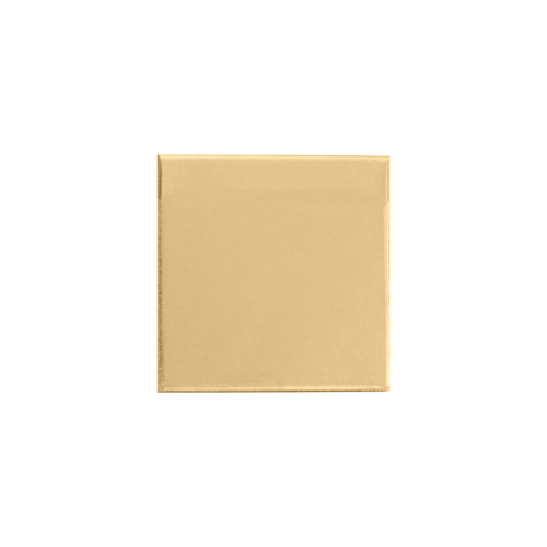 End Cap for 1" x 1" Wet Glaze U-Channel Polished Brass