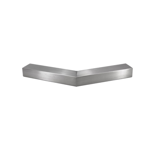 V-Cut 11 Gauge Cap Rail 135 Degree Corner for CRVG8BS - Brushed Stainless