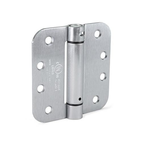 4" x 4" Radius Corner Heavy-Duty Butt Hinge -Ball Bearing - Satin Chrome