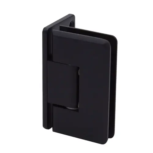 Carolina Beveled 5 Degree Positive Close Offset Back Plate Wall Mount Hinge - Matte Black