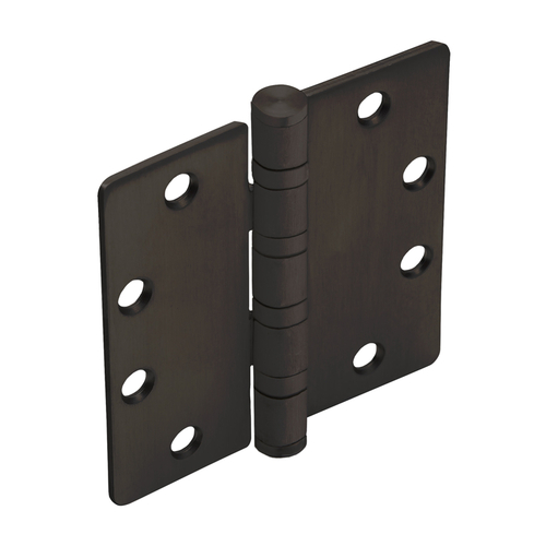 5" x 4-1/2" Ball Bearing Standard Weight Hinges - Dark Bronze