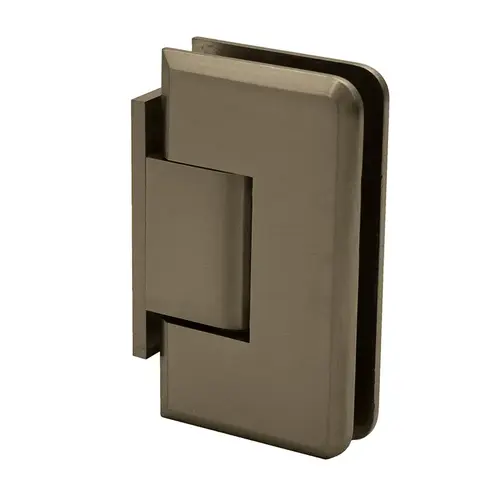 Carolina Beveled Wall Mount Offset Short Back Plate Hinge - Brushed Bronze