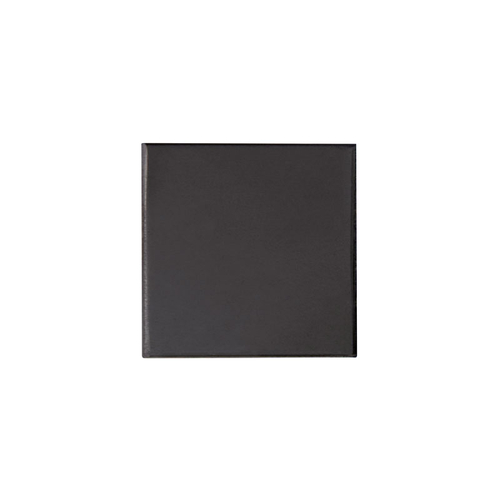 End Cap for 1" x 1" Wet Glaze U-Channel Matte Black