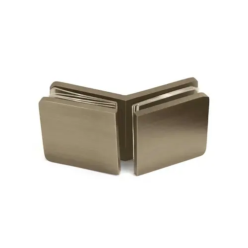 135 Degree Clamp Square Edge Standard - Brushed Bronze