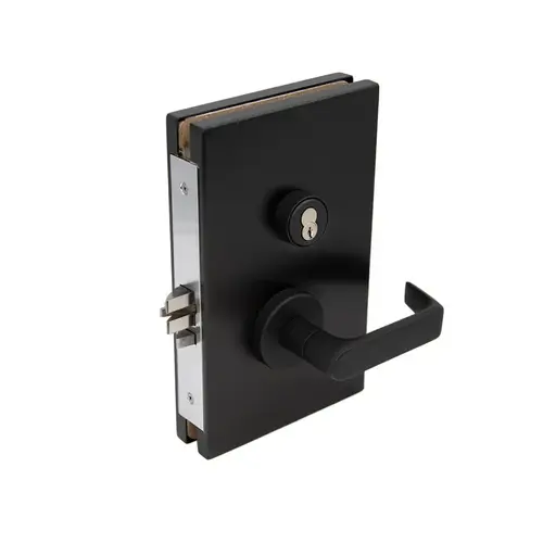 6" x 10" RHR Center Lock Storeroom Function - Matte Black