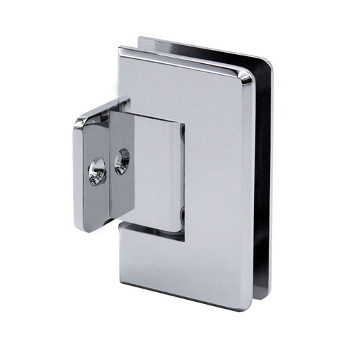 Carolina Pony Wall Mount Hinge for 3/8" or 1/2" Glass - Polished Chrome