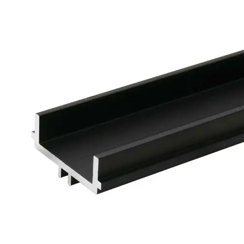 BRS100 Rail Saddle for Rolling Sliding System Sidelite Rails - 120" Long - Matte Black