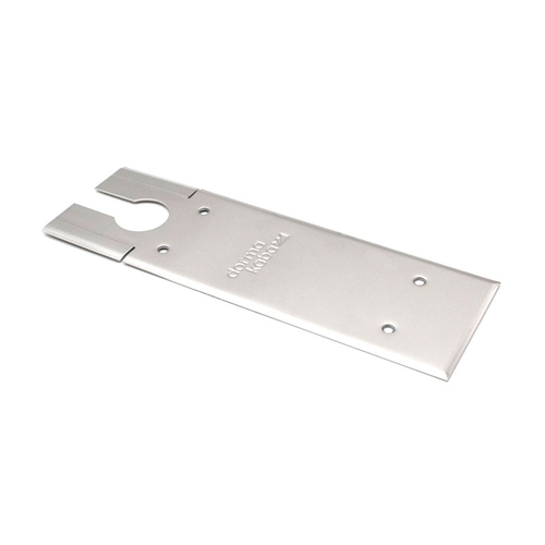 Dorma BTS75V Series Cover Plate - Brushed Stainless