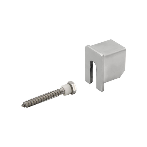 U - Shaped Edge Protector Wall Mount End Caps for CREC7- Polished Stainless