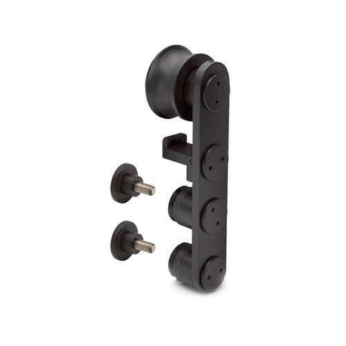 Carmel Series Top Roller With Optional Flush Fittings - Matte Black