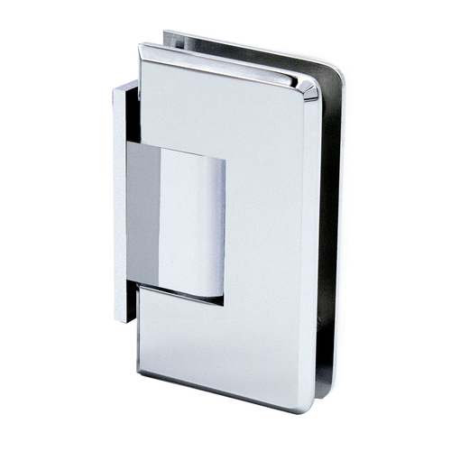 Carolina Beveled Wall Mount Offset Short Back Plate - Polished Chrome