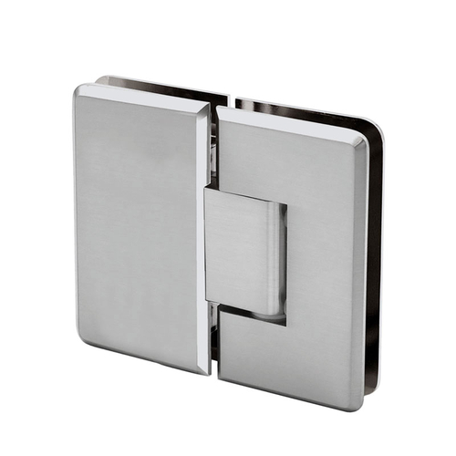 Carolina BVL Glass To Glass 180 Degree Hinge Polished Nickel