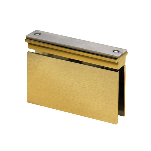 Cambria Grande Series Adjustable Top Square Pivot Hinge - Satin Brass